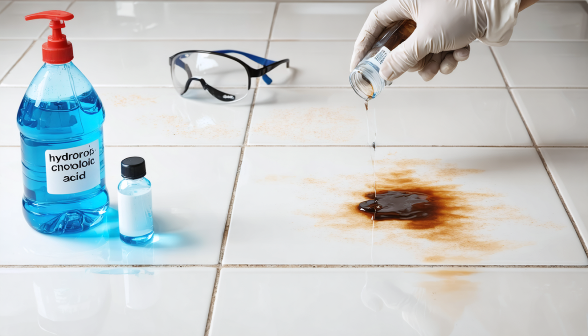 découvrez comment éliminer efficacement les taches de rouille sur le carrelage avec de l’acide chlorhydrique, grâce à notre guide pratique accompagné de conseils indispensables pour une utilisation en toute sécurité.