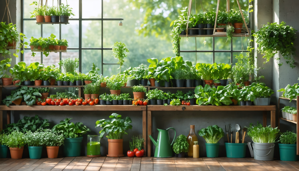 découvrez les astuces essentielles pour entretenir et réussir votre potager d'intérieur toute l'année, en choyant vos plantes pour une récolte abondante et saine.