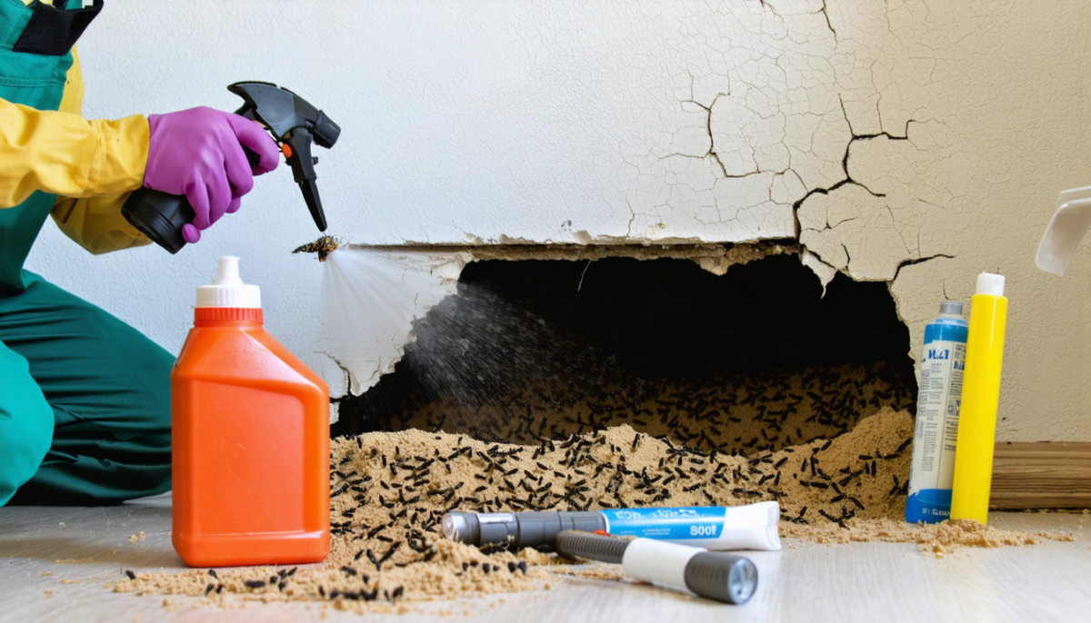 découvrez des méthodes efficaces et naturelles pour éliminer un nid de fourmis caché dans vos murs et protéger votre maison des infestations.