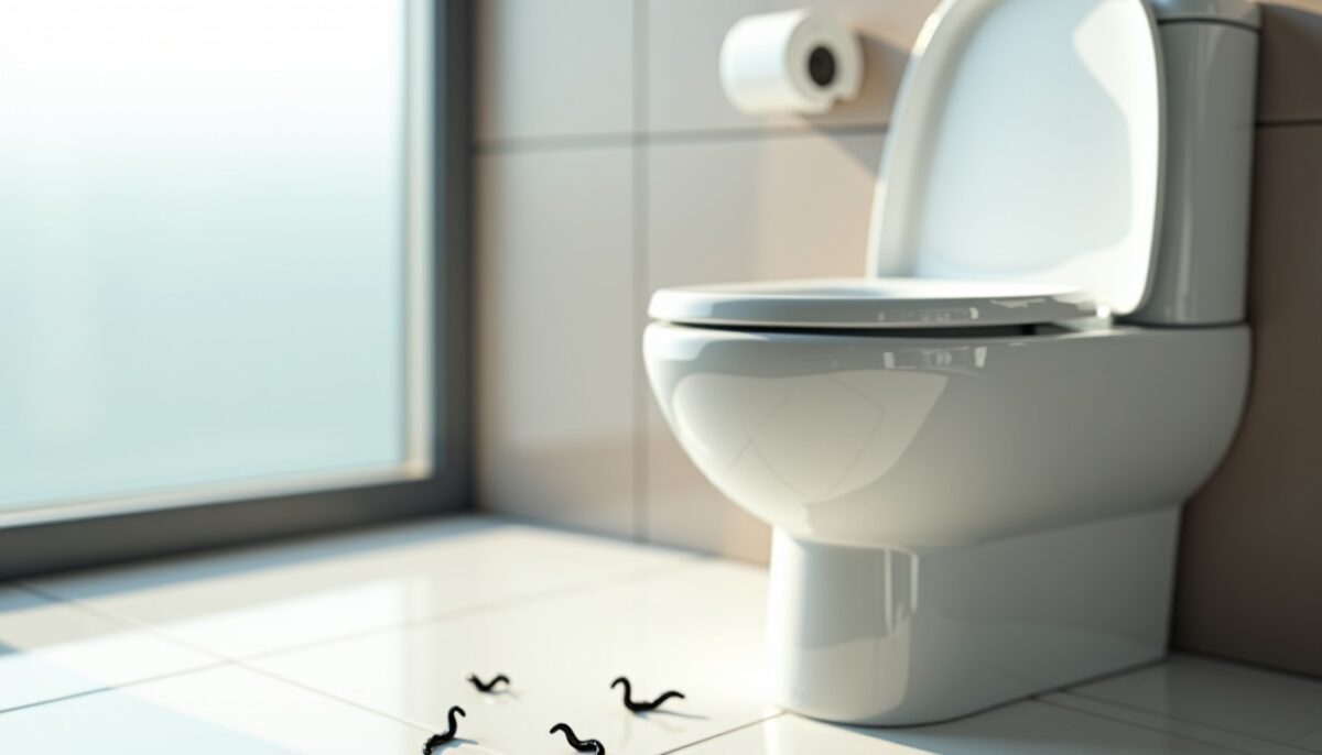 Invasion de petits vers noirs dans vos toilettes : origines et solutions pour les éliminer efficacement