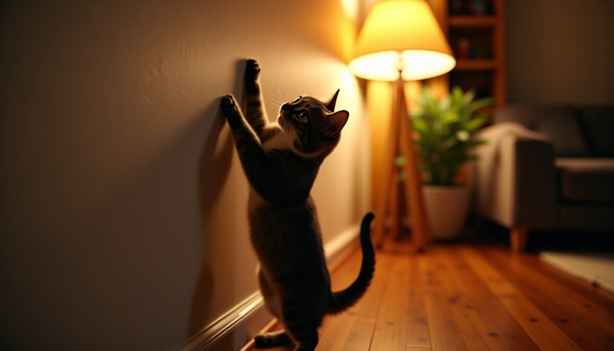 Pourquoi mon chat gratte-t-il les murs la nuit et quelles solutions adopter pour y mettre fin ?