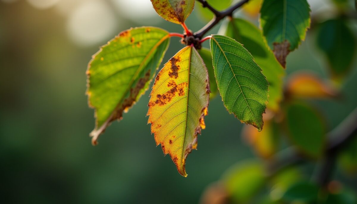 Feuilles de cerisier dévorées : identifier le coupable et les solutions pour protéger votre arbre