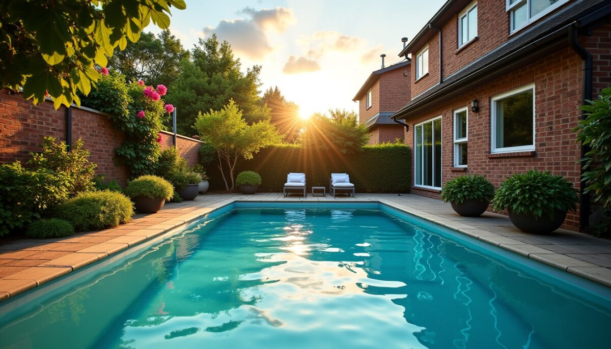 Piscine près du mur mitoyen : quelles règles de distance à respecter ?