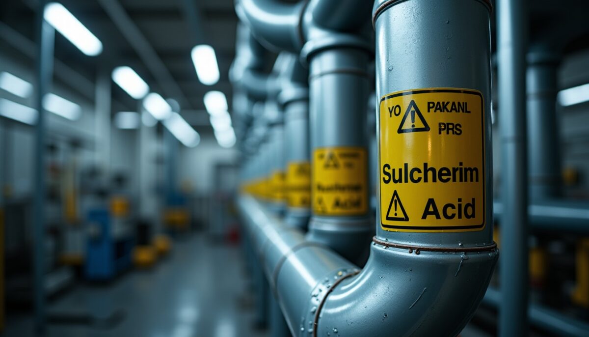 Acide sulfurique et canalisations en PVC : risques potentiels et solutions alternatives