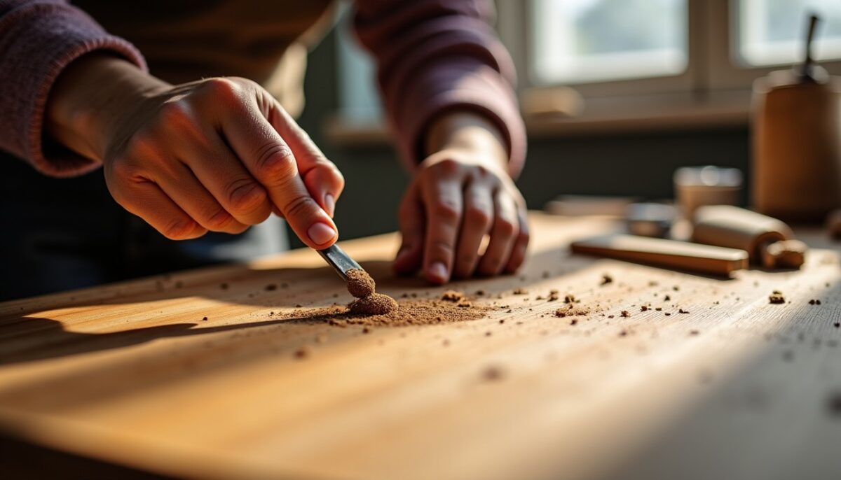 Pâte à bois trop claire : astuces pour corriger la teinte efficacement
