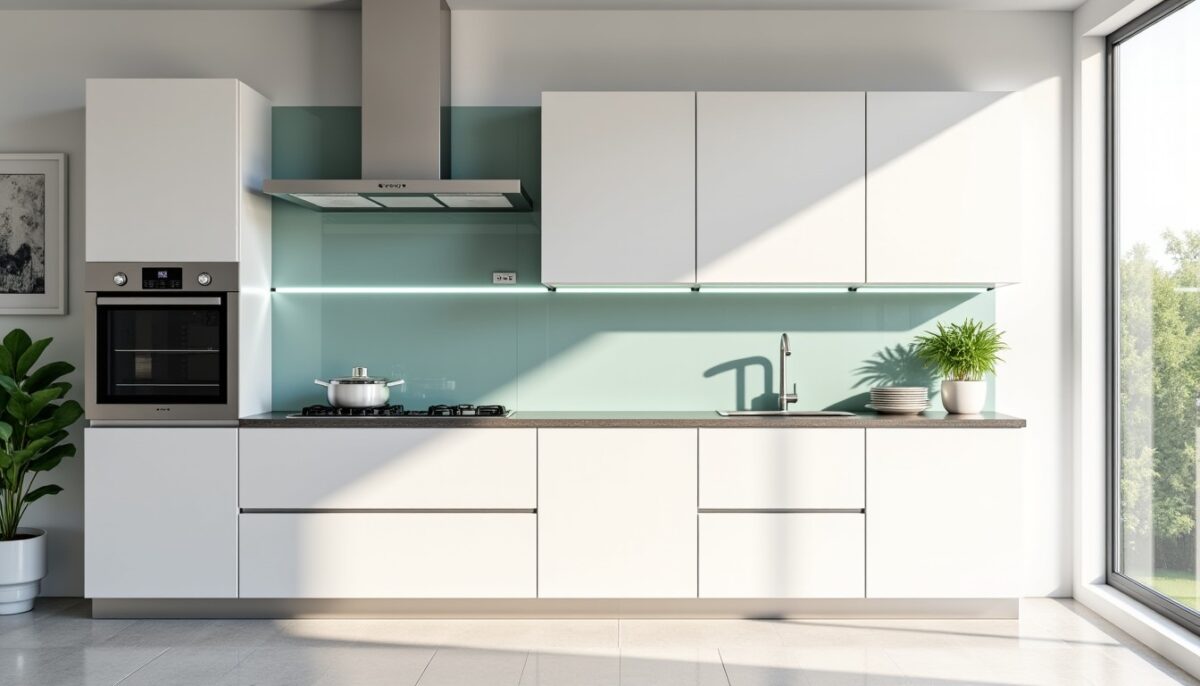 Cuisine moderne : astuces stylées et originales pour protéger vos murs avec élégance
